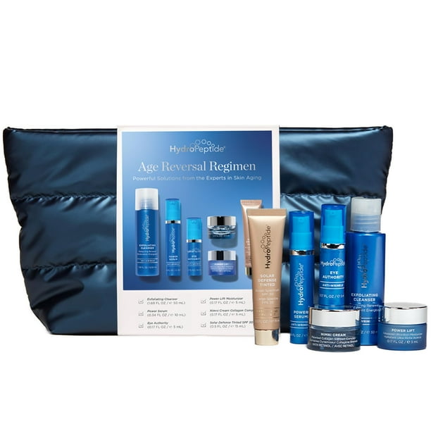 Kit de régimen facial para reversión de la edad HydroPeptide de Skincare