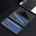 thumbnail image 3 of Compatible with Samsung Galaxy Z Fold 7 Phone Case,With Stylus&Pen Holder,Built-in Screen Protector,Ultra Slim Durable Shockproof Anti-fall Protective Rugged Phone Case,Blue, 3 of 7