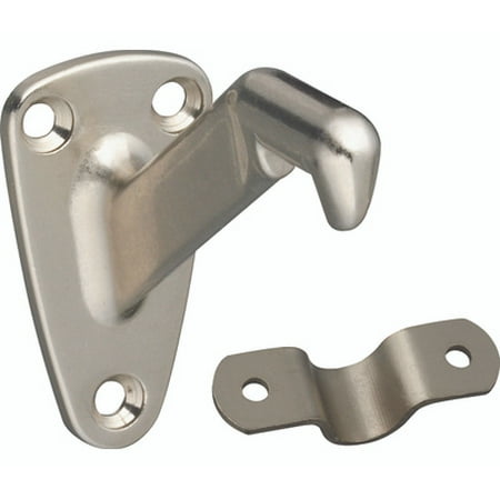 

National Hardware N830-117 Heavy Duty Handrail Bracket Satin Nickel