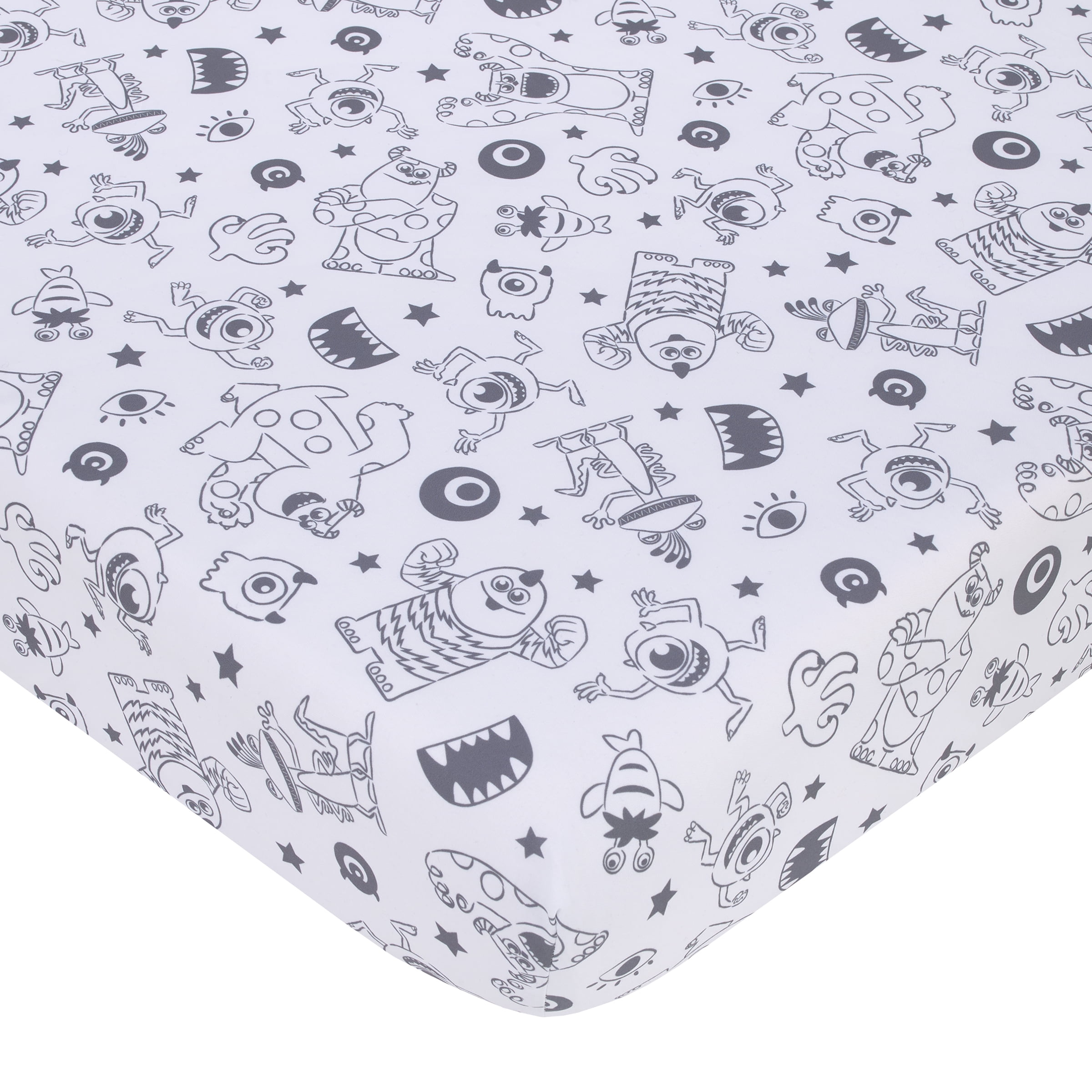 Disney Monsters, Inc. 3 Piece Nursery Toddler Crib Bedding Set - 'Cutest  Little Monster - Walmart.com