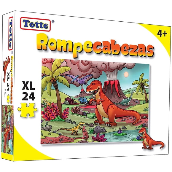 Rompecabezas Dinosaurio T-Rex 24 Pz Totte TOTTE DINOSAURIO T-REX