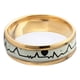 thumbnail image 2 of Fiudx Anillo Luminoso de Acero y Titanio para Parejas con Latidos Del Corazón. Joyería Luminosa., 2 of 3