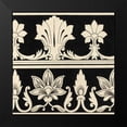 thumbnail image 2 of Vision Studio 20x20 Black Modern Framed Museum Art Print Titled - Ornamental Tile Motif II, 2 of 5