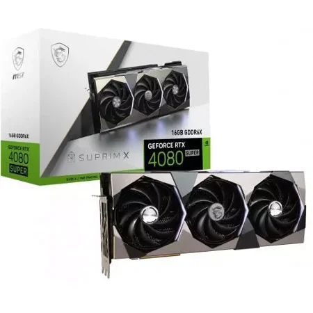 MSI GeForce RTX 4080 SUPER 16GB GDDR6X SUPRIM X Graphics Card - 10240 CUDA Cores