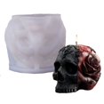 thumbnail image 1 of Bone Hand Series Aromatherapy Candle Silicone Mold DIY Halloween Flower Skull, 1 of 7