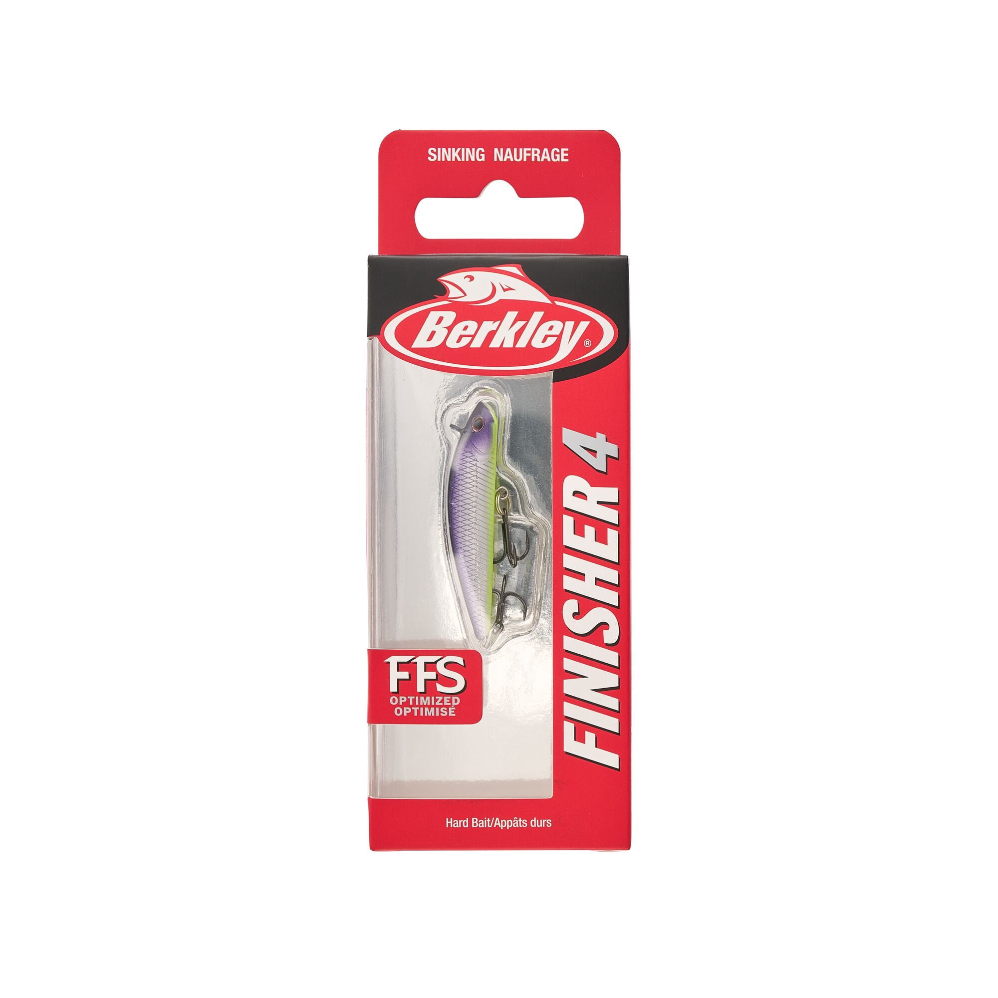 Berkley Finisher, 1.75 in, Glide Baits, Purple Slime (1 Count)