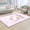 Style three, variant on Pink White Cartoon Cat With Bow Area Rug, Soft Flannel Non-Slip Washable Floor Mat for Bedroom Living Room, 5 Cute Designs Two Sizes 70.87×47.24 / 62.99×47.24 Inch Ideal Birthday Gift for Cartoon Lov