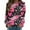 Black, variant on Womens Valentine'S Day Heart Letter Print Loose Crew Neck Graphic Womens Sweaters,Pink,L