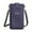 Navy blue E, variant on ZTTD Fashion Women Artificial Leather Solid Color Hasp Transparent Operation Ccreen Phone Bag Shoulder Bag Messenger Bag A