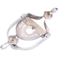 thumbnail image 3 of Front Door Knocker with Spy Hole Modern Minimalist Security Door Knocker - Silver, 3 of 4