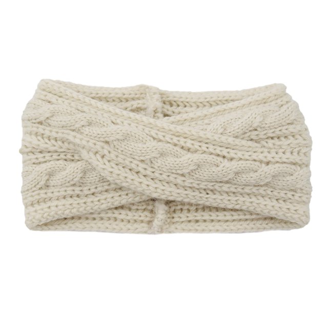 DPTALR Women Keep Warm Knitting Headband Handmade Sport Hairband