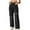 Black, variant on Summer High Waist Wide Leg Jeans for Women Petite Solid Color Trousers Fashion Ripped Jeans Straight Leg Denim Pant with Pocket