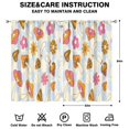 thumbnail image 2 of Mushroom Curtains-Blackout Curtains Bedroom Decor Living Room Darkening Grommet Window Drapes 2 Panels Set 52"x 84", 2 of 2