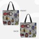 thumbnail image 2 of Balery Bright Insects Bolsa de Mano para Mujeres con Cremallera, Bolsa de Gimnasio con Compartimentos, Bolsa para Laptop, Bolsa para Trabajo, 2 of 7