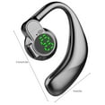 thumbnail image 3 of Single Ear Bluetooth Headset, 180° Rotatable Open-Ear Design, Bluetooth 5.4 with 33ft Range, 10H Playtime, Low Latency for Driving Gym Sports, 3 of 9
