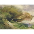 thumbnail image 3 of William Henry Holmes 24x19 Black Modern Framed Museum Art Print Titled - The Shaded Walk (1927), 3 of 5