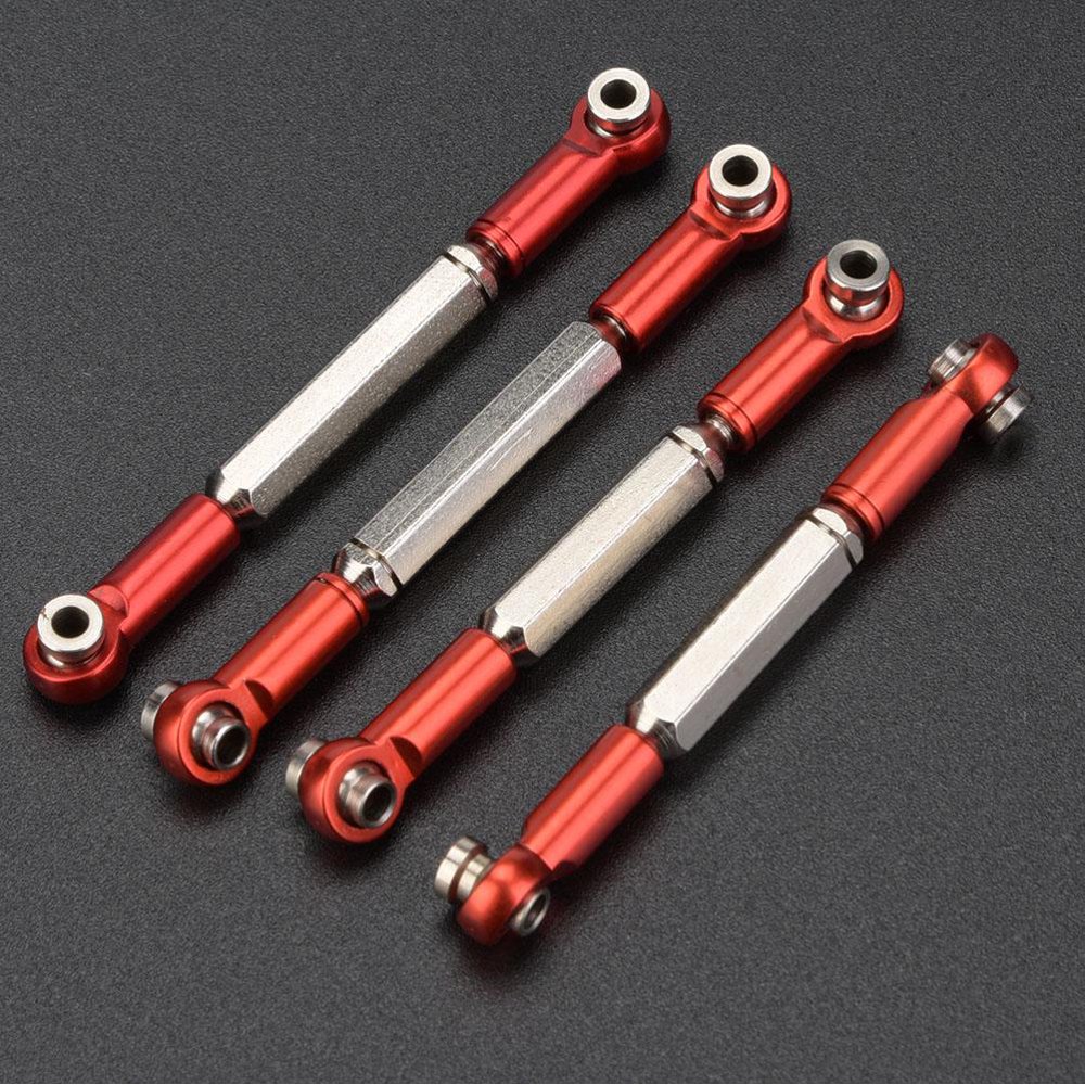 Mgaxyff RC Steering Linkage,Front Rear Adjustable Hex Steering Linkage