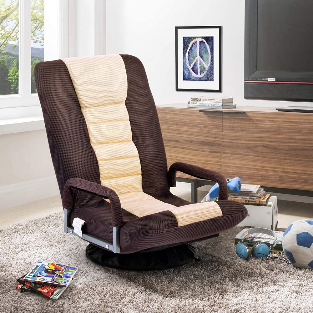 Private Jungle Bean Bag Chairs Swivel Video Rocker Gaming Chair Adjustable 7-Position Floor Chair Folding Sofa Lounger,Brown+Beige Private Jungle Bean Bag Chairs Swivel Video Rocker Gaming Chair Adjustable 7-Position Floor Chair Folding Sofa Lounger,Brown+Beige