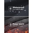 thumbnail image 4 of Pdbokew Women's Winter Coats Waterproof Snow Ski Jacket Warm Fleece Black 2XL, 4 of 9