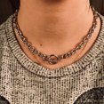 thumbnail image 4 of Collar de cadena gruesa personalizado con estilo europeo y americano, cadena de clavícula apilable con hebilla otbuckle, 4 of 5