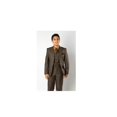 thumbnail image 1 of 2 Button Front Closure Interior Pick Stitching Boys Suits  Olive - 2, 1 of 1