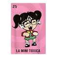 thumbnail image 2 of of Round-Neck Patterned T-Shirt - Print of The Mexican Lottery Card Pattern, 2 of 7