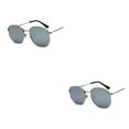 thumbnail image 1 of relayinert Fashionable Polarized Lens Small Square For Trendy Style Materials silver white silveC4 2Set, 1 of 6
