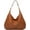 Brown, variant on Slouchy Hobo Bags for Women Soft Leather Tote Bag Slouchy Bag Retro Shoulder Handbag Ladies Hobo Purse with Zipper