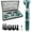 OT10G-Green, variant on Scian Otoscope Ear Scope with Light Ear Infection Detector and Pocket Ear Checker Kit with 3X Magnify Lens Suitable for KidsAdults Doctors Pets Black