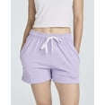 thumbnail image 5 of Real Essentials 3 Pack: Women’s Cotton French Terry Shorts Pockets - Casual Athletic Lounge (Available In Plus), 5 of 6