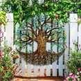 thumbnail image 6 of Tree of Life Wall Art - Wall Art Tree of Life Hanging Decoration,15.7in Metal Hanging Ornament,Multicolor Home Decor for Living Room/Study,Perfect for Thanksgiving/Christmas Gifts, 6 of 7