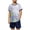 White, variant on Qingpeng Boys Athletic Quick Dry Breathable Short Sleeve Crew Neck T Shirt Elastic Waist Shorts Matching Outfit Set for Kids