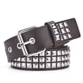 thumbnail image 1 of Cinturón con remaches de cuentas cuadradas Cinturón de pirámide de metal Cinturón para hombres y mujeres Cinturón de jeans con herrajes punk, 1 of 6