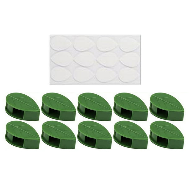 Moyic Abrazadera de mimbre para pared de plantas, 10 Uds., autoadhesiva, Invisible, para trepar, enredaderas pegajosas, gancho de fijación en forma de Decoración del hogar Moyic HA067720-01