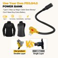 thumbnail image 3 of Cable adaptador elevador de batería Heated Jacket Smarkey de 9 V, 3 of 7