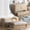 Natural Wood, variant on Puremind Queen Size Murphy Bed, Murphy Cube Cabinet Bed with USB Charging Station and Storage Drawer for Guest Room/Home/Office, Without Mattress, Brown