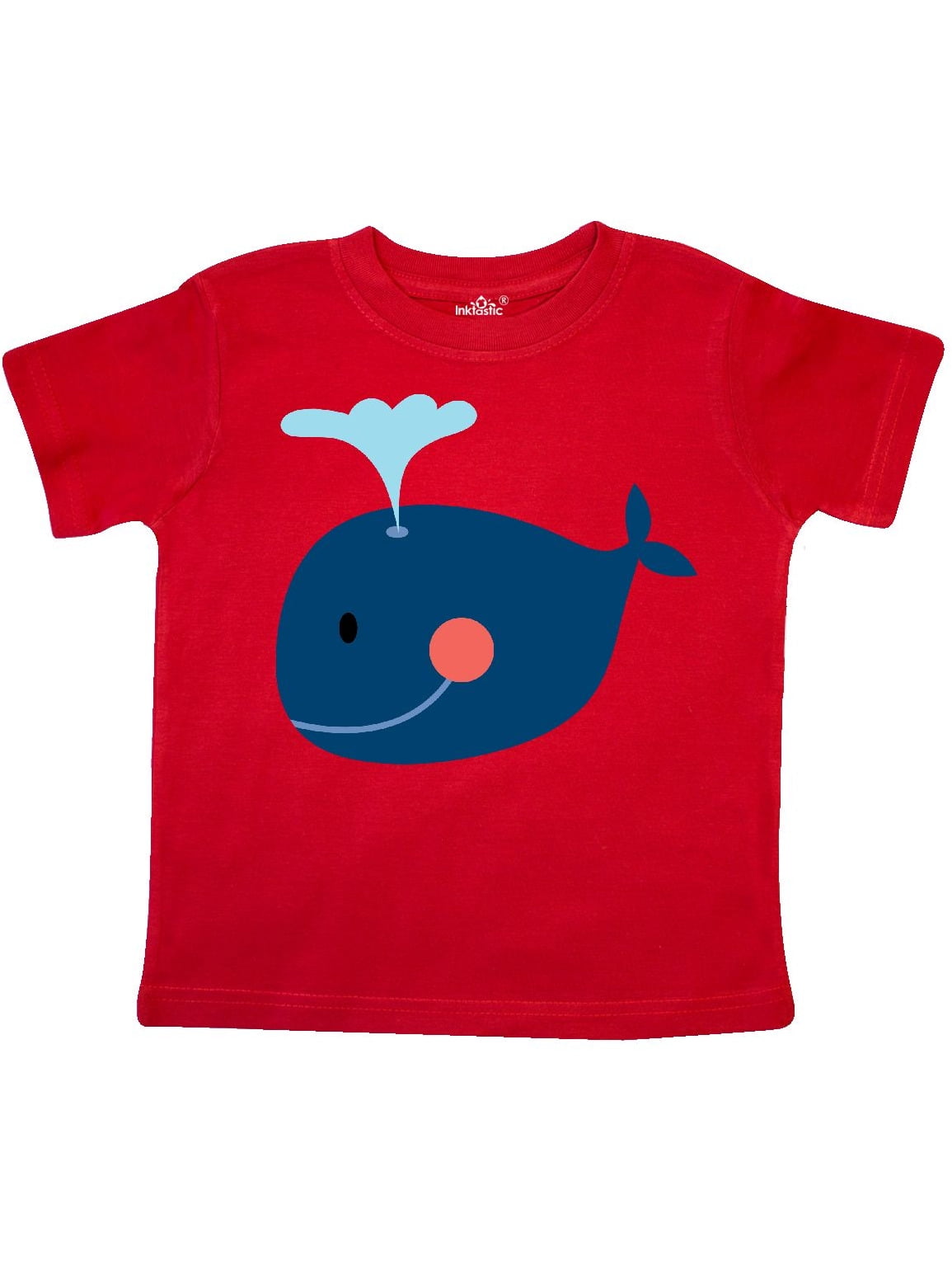 inktastic Our First Valentines Day with Whales in Pink Toddler T-Shirt