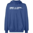 thumbnail image 2 of OXI Hoodie Sweatshirt - Annoy a Liberal, Basic Casual Hoodie for Men's and Women Fleece Hoodie Long Sleeve - Indigo Blue 3X-Large, 2 of 3