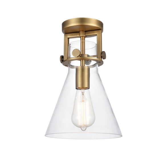 Innovations Lighting - Newton Cone - 1 Light Flush Mount In Industrial Style-12