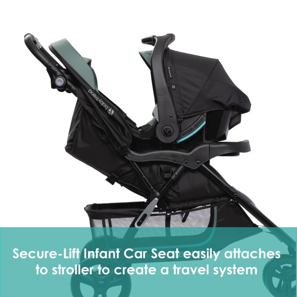 Baby Trend EZ Ride SE Travel System with Secure-Lift Infant Car Seat - Dash Sage