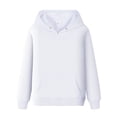 thumbnail image 1 of Gibobby Sudaderas y2k Sudadera Casual de Manga Larga Chaqueta Básica de Color Sólido para Primavera y Otoño(Blanco,M), 1 of 3