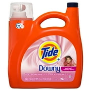 Tide Liquid Detergent with Touch of Downy, April Fresh, 74 Loads 115 oz