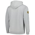 thumbnail image 3 of Men's Mitchell & Ness Heather Gray Boston Bruins 100th Anniversary Script Sweep Pullover Hoodie, 3 of 3