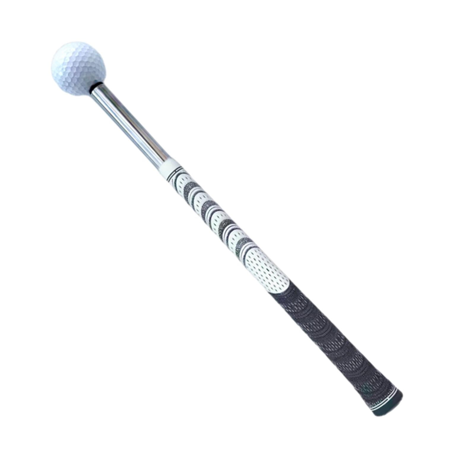 Golf Swing Trainer Golf Warm up Rod Comfortable Grip Durable Golf Swing Practice white
