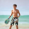thumbnail image 5 of My Hero Academia Swim Trunk, Beach Board Shorts For Boys Girls, Quick Dry Swimsuit With Mesh Linning, Swimming Trunks For Kids Teens, 5 of 9