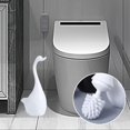 thumbnail image 2 of Cepillo de limpieza de baños Escobillero Y Portaescobillas Accesorios Baño Higiénico De Pie Blanco, 2 of 9