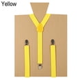 thumbnail image 2 of D-GROEE 2Pcs Adjustable Elastic Y Back Style Unisex Suspenders for Men and Women With Strong Metal Clips, 2 of 8