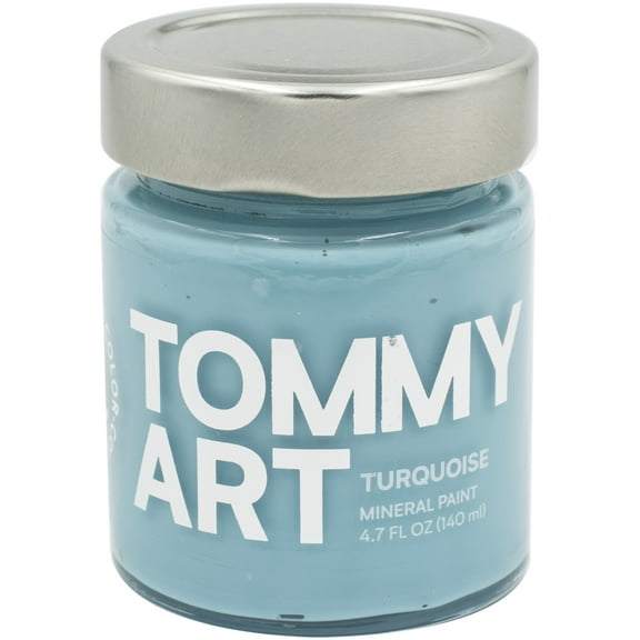 Tommy Art Chalk-Based Mineral Paint 140ml-Turquoise