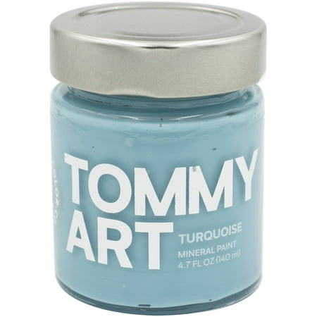 UPC: 8034143040175 | Tommy Art Chalk-Based Mineral Paint 140ml-Turquoise