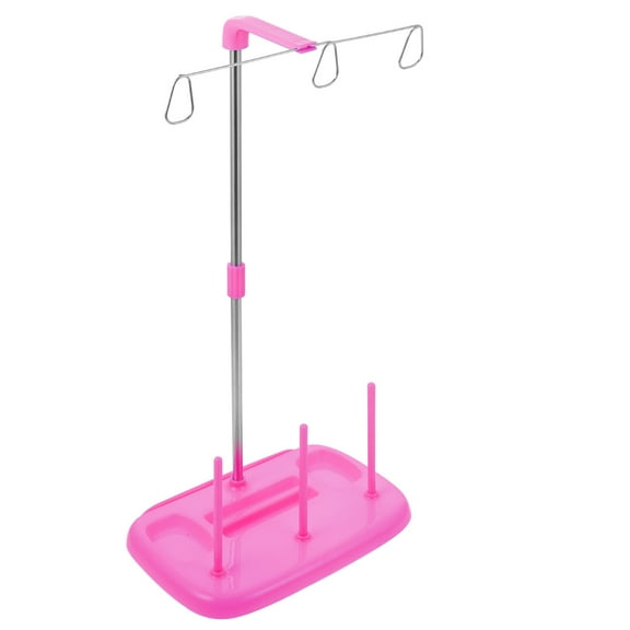 WEUVEB 1Pcs Single Cone Spool Stand Rosy Rectangular for Sewing Machine Accessories